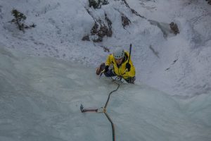 arrampicata su ghiaccio in dolomiti