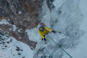 ice climbing dolomiti